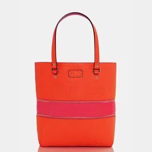 Kate Spade Grove Court Michelle Tote Orange & Pink EUC - Add a POP of Color!